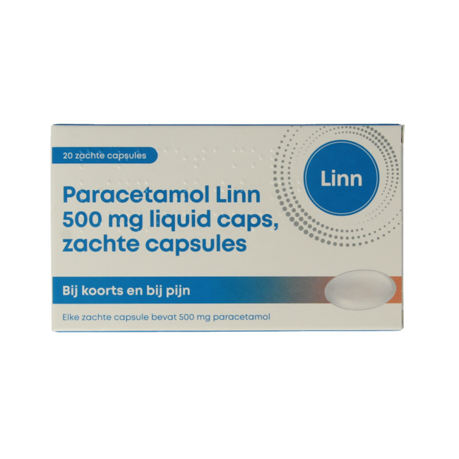 Paracetamol 500 mg Liquid Caps, 20 Kapseln