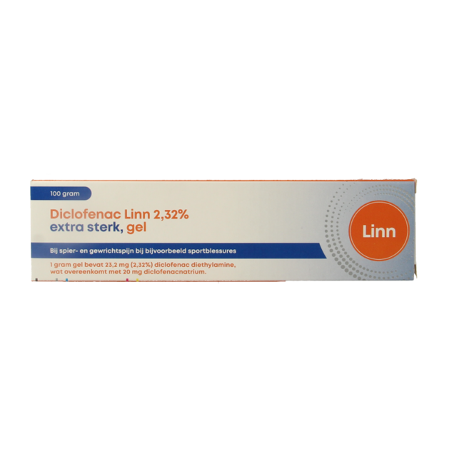 Diclofenac gel 2.32% extra strength 100 Gram