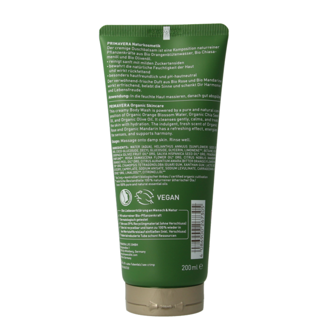 Primavera Sweet love body wash 200 Millilitres