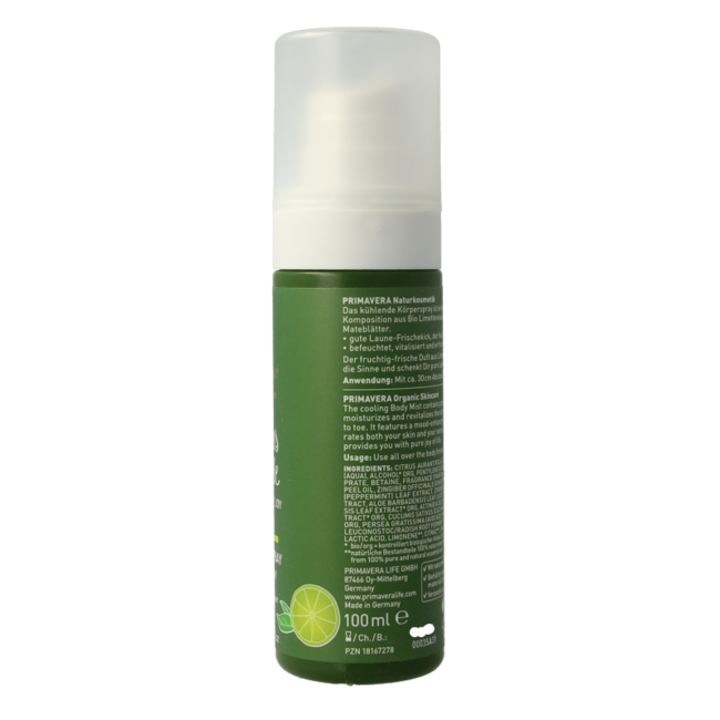 Primavera Pure joy Körperspray 100 Milliliter