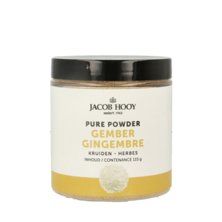 Jacob Hooy Jacob Hooy Pure powder ginger 115 Gram