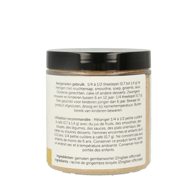 Jacob Hooy Pure powder gember  115 Gram