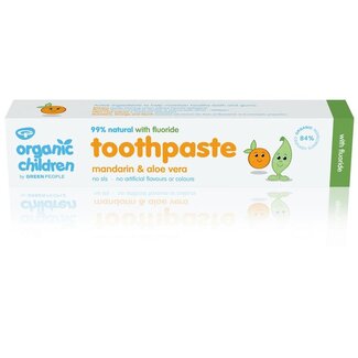 Green People Bio-Kindertandpasta Mandarine mit Fluorid 50 Milliliter