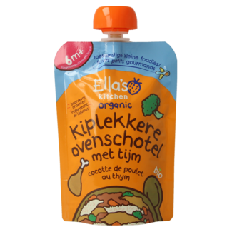 Ella's Kitchen Tasty Chicken & Thyme Casserole 6+ Months Organic 130g