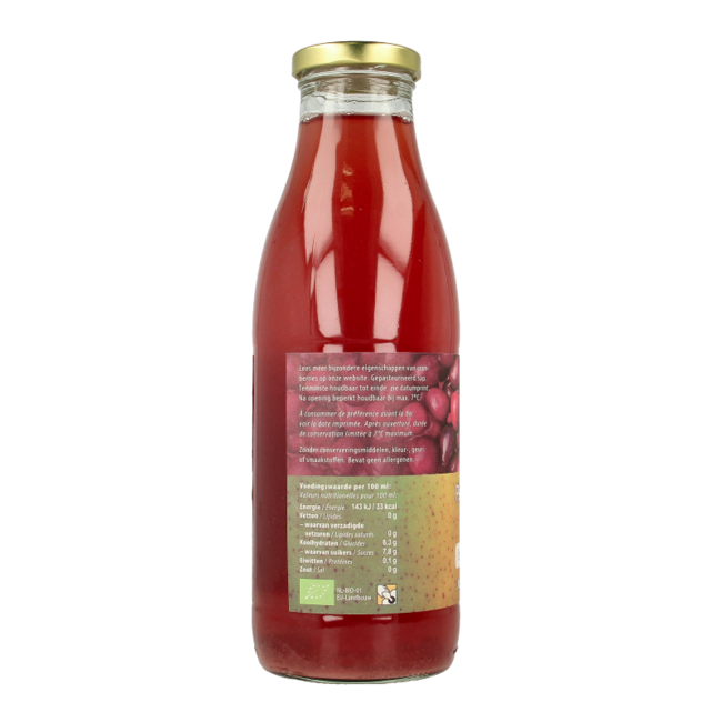 Terschellinger Peer cranberrysap bio 750 Milliliter