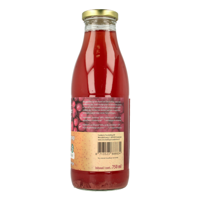 Terschellinger Birnen-Cranberry-Saft Bio 750 Milliliter