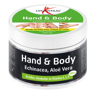 Lucovitaal Lucovitaal Hand & body cream 250 Millilitres