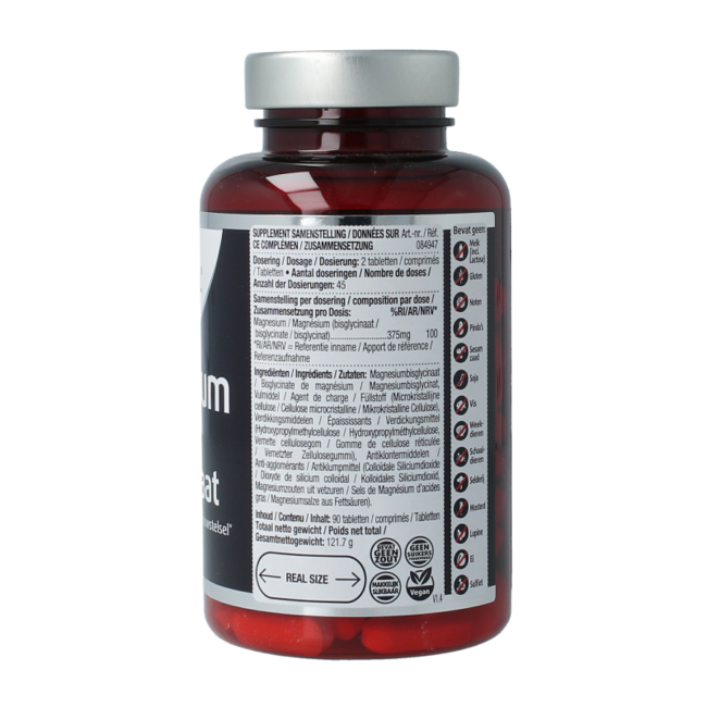 Magnesio 375mg bisglicinato 90 comprimidos