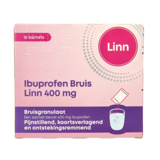 Linn Ibuprofeno granulado efervescente 400 mg 10 sobres