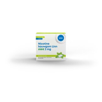 Linn Chicle de nicotina 2 mg menta 204 unidades