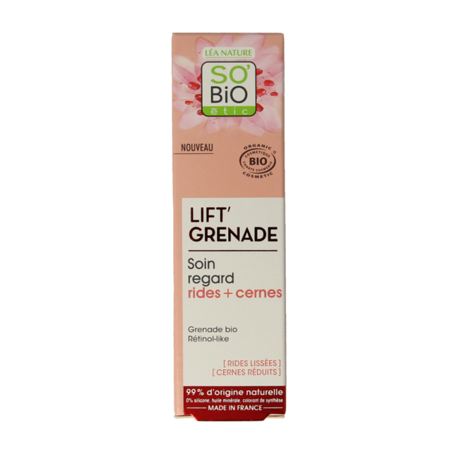 So Bio Etic Lift Pomegranate eye contour cream 15 Millilitres