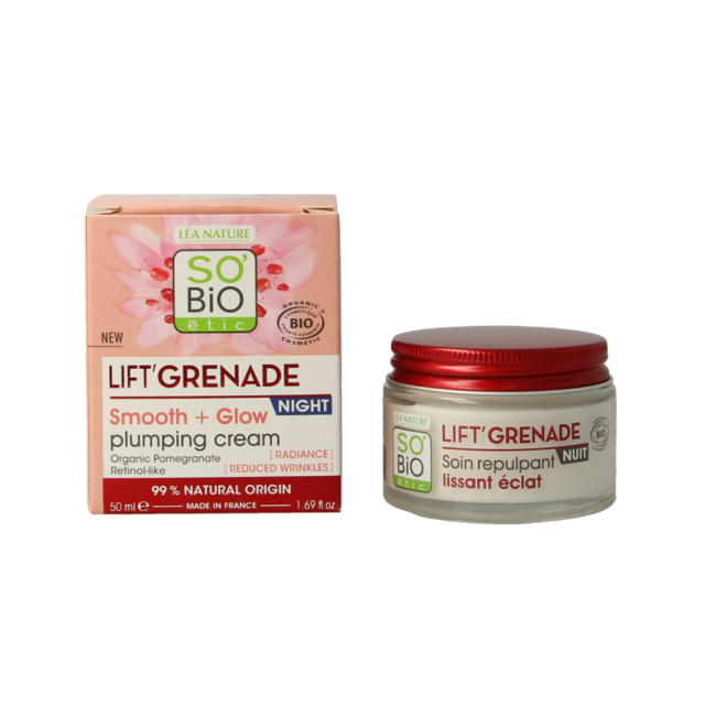 So Bio Etic Lift Pomegranate night cream 50 Millilitre