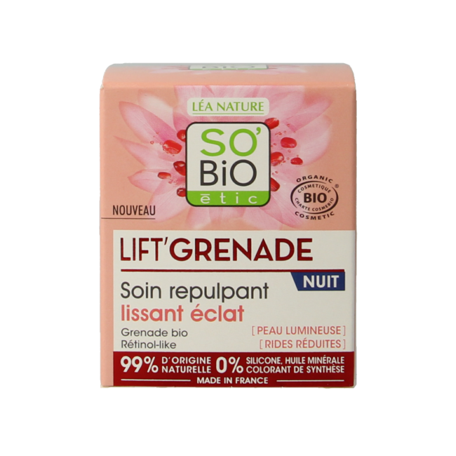 So Bio Etic Lift Pomegranate night cream 50 Millilitre