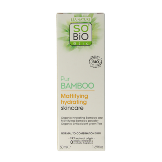 So Bio Etic Crema hidratante matificante de bambú So Bio Etic 50 mililitros