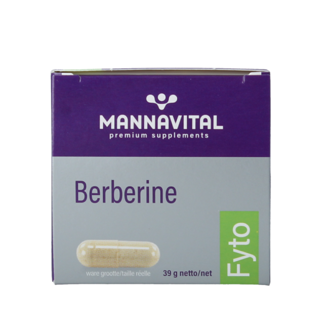Mannavital Berberine platinum 60 Cápsulas vegetarianas