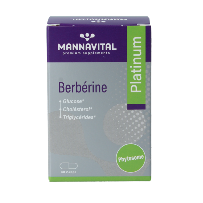 Mannavital Berberine platinum 60 Cápsulas vegetarianas