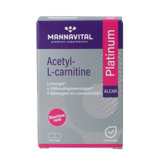 Mannavital Mannavital Acetil-L-Carnitina platinum 60 capsule vegetali