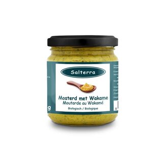 Salterra Salterra Mosterd met wakame bio 180 Gram