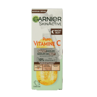 Garnier Garnier SkinActive night serum vitamin C hyaluronic acid 30 Millilitres