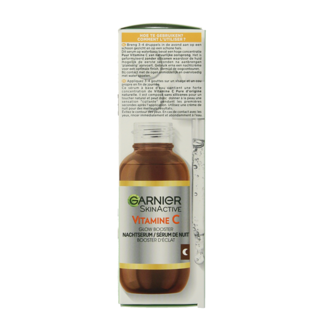 Garnier SkinActive Sérum de Nuit Vitamine C et Acide Hyaluronique 30 ml
