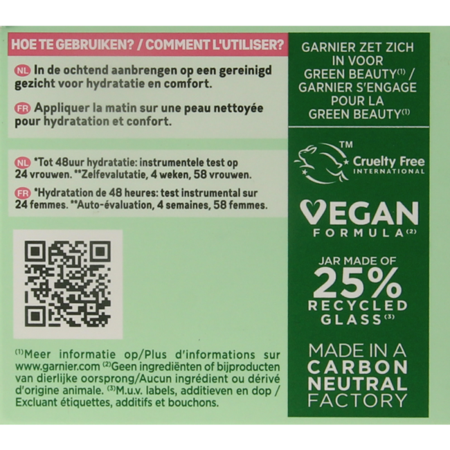 Garnier SkinActive crema de día ácido hialurónico aloe vera 50 mililitros