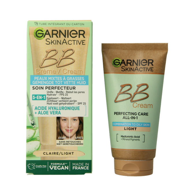 Garnier SkinActive BB Crème Sans Huile Peau Claire 50 ml
