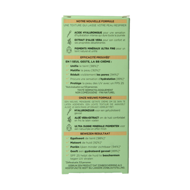 Garnier SkinActive BB Cream Oil Free per pelli chiare 50 Millilitri