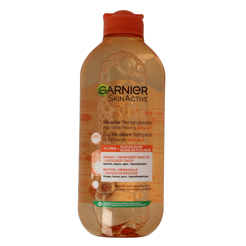 Garnier SkinActive agua micelar limpiadora peeling suave 400 mililitros