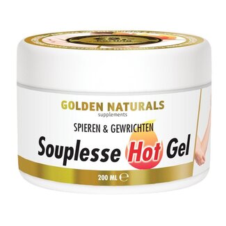 Golden Naturals Golden Naturals Souplesse Hot Gel 200 ml