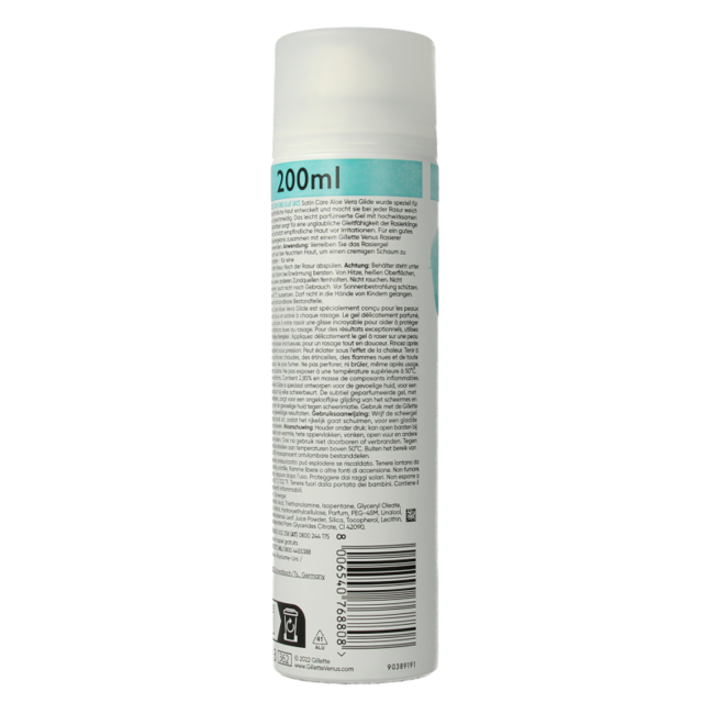 Gillette Satin Care Rasiergel empfindliche Haut 200 Milliliter