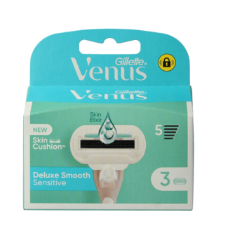 Gillette Ostrza Gillette Venus Deluxe Sensitive, 3 sztuki
