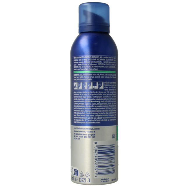 Gillette Series espuma de afeitar sensitive 250 mililitros