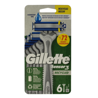 Gillette Maszynki jednorazowe Gillette Sensor3 6 sztuk