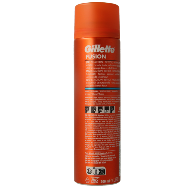 Fusion Shaving Gel 200 ml