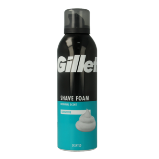 Gillette Espuma de afeitar sensitive 200 mililitros