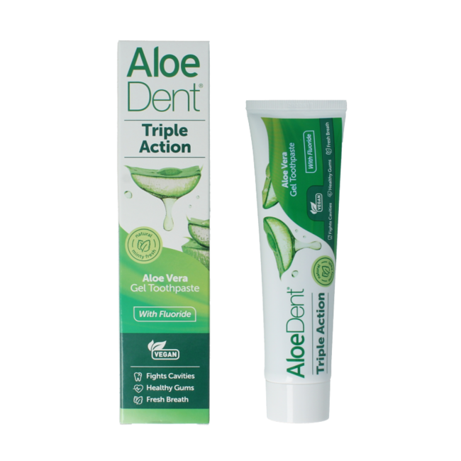 Aloe dent dentifrice triple action 100 millilitres