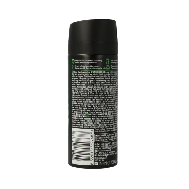 AXE Deodorant Body Spray Kenobi Green Geranium 150ml