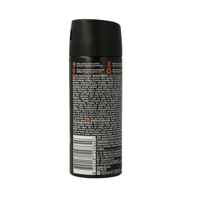 Desodorante AXE Bodyspray Copper Santal 150 ml