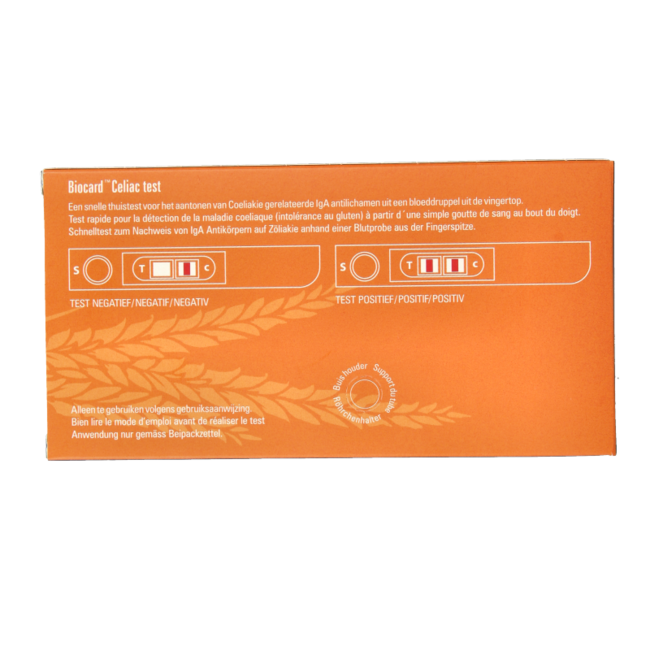 Biocard Zöliakie Glutenüberempfindlichkeitstest 1 Stück