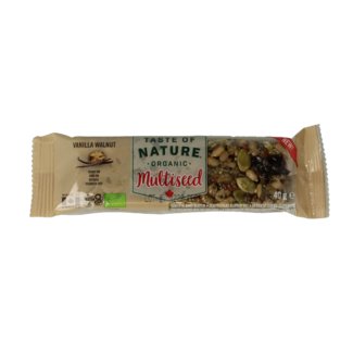 Taste Of Nature Taste Of Nature Vanilla walnut  bio 40 Gram