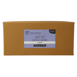 Yours Naturally Yours Naturally Giftset 2 Duftkerzen & 1x Duftstäbchen Lavendel 1 Set