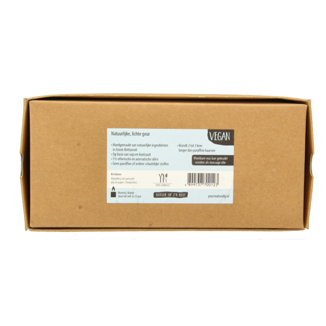 Yours Naturally Giftset 3 Votiv-Duftkerzen frische Baumwolle 1 Set