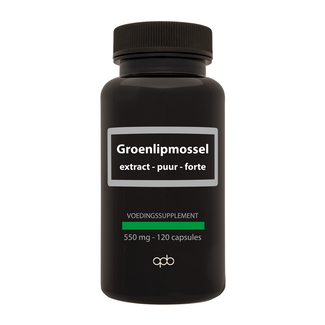 APB Holland APB Holland Ekstrakt z omułka zielonowargowego puur forte 550mg 120 Kapsułek