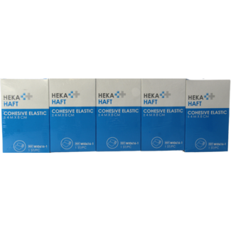Hekahaft Hekahaft Cohesive Bandage 4m x 8cm 5 Pack