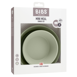 Bibs Ensemble de repas pour bébé sauge 1 ensemble