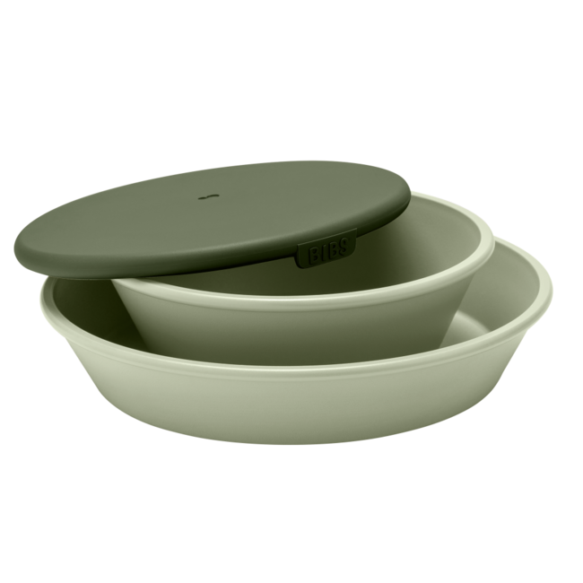 Set de repas pour bébé sauge 1 ensemble