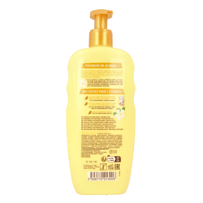 Lovea Body Lotion Tahiti Monoi 250 Millilitres