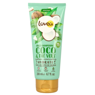 Lovea Lovea Après-shampooing coco & thé vert 200 Millilitres