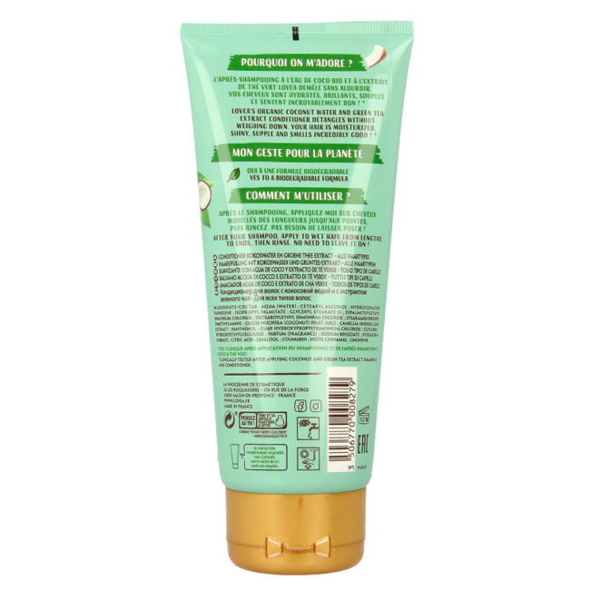 Lovea Conditioner coconut & green tea 200 Millilitres