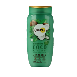 Lovea Lovea Shampoo Kokos & Grüner Tee 250 Milliliter